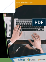 Guía de Aprendizaje Curso Jefe de Salón PDF