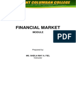 Financial Market: Ms. Sheila May A. Fiel