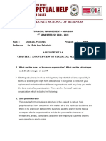 Financial Management Chapter 1 Forms of Business Organization Advantages and Disadvantages