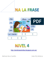 Fichas Ordena La Frase 4 PDF