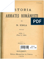 Istoria Armatei Romane Vol I PDF