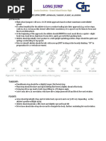 High Jump Techniques and Stages | PDF
