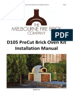 D105 Precut Brick Oven Kit Installation Manual