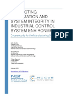 Protecting Information and System Integrity in Industrial Control System Environments