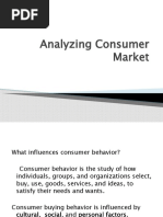 Analyzing Consumer Market