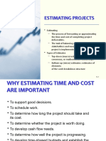 Estimating Project Costs