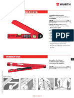 Escuadra Multiángulo Digital: Escuadra Electrónica de 350 MM para Rápidas Mediciones de Ángulos