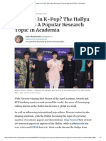 A Degree in K-Pop - The Hallyu Becomes A Popular Research Topic in Academia PDF