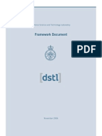 Framework Document: Defence Science and Technology Laboratory