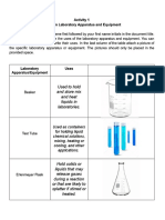 Activity 1 - Organic Chem Lab