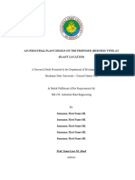 An Industrial Plant Design On The Proposed (Business Type) at (Plant Location)