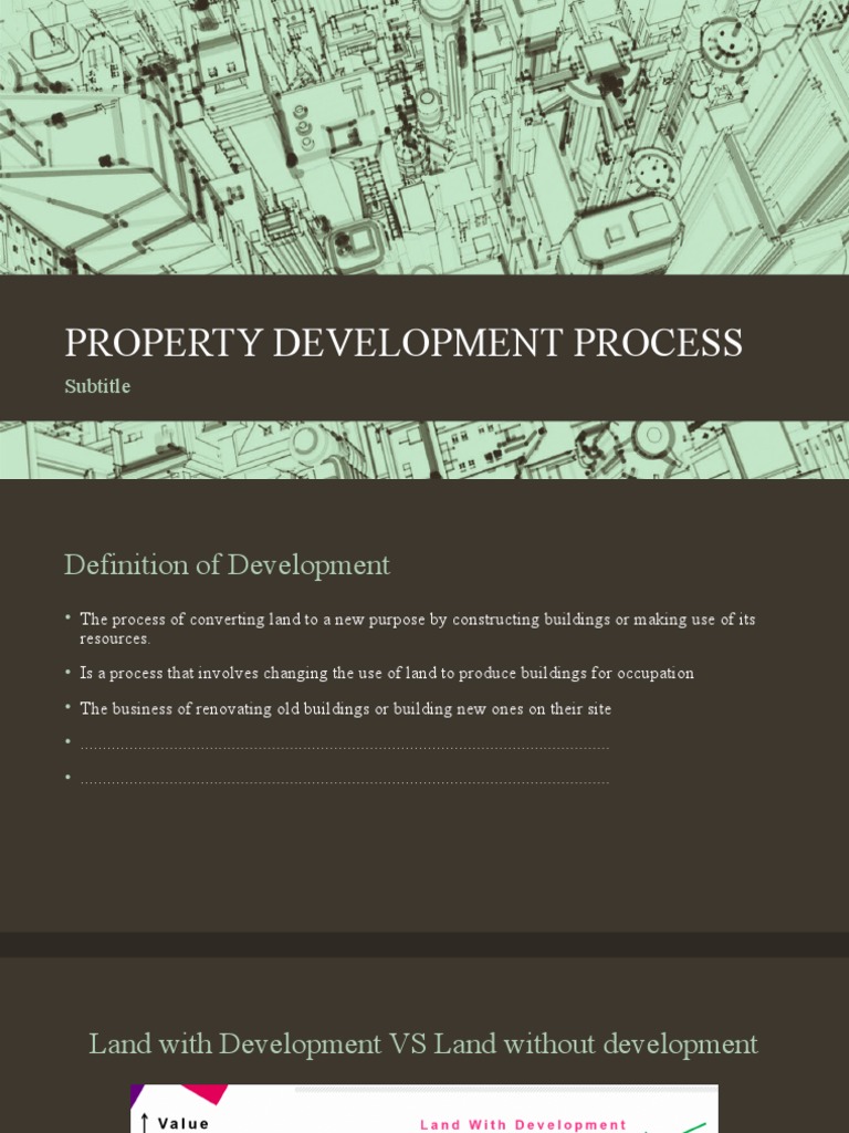 Property Development Process Overview | PDF | Real Estate Law | Property