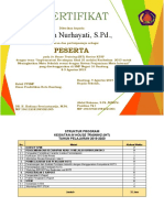 Fix Sertifikat Dan Struktur Program Iht