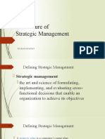 The Nature of Strategic Management: Juliean Akiatan