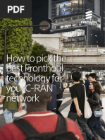 How To Pick The Best Fronthaul Technology For Your C-RAN Network