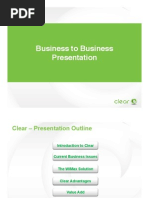 Business To Business Presentation