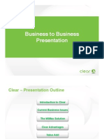 Business To Business Presentation