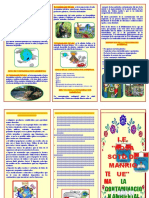 Triptico EDUCACION AMBIENTAL