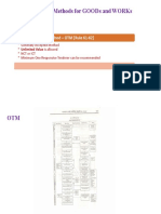 Otm-Procurement Methods For Goods and Works: 1. Open Tendering Method - Otm (Rule 61-62)