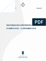 Fahi Dhiriulhun Corpoartion Limited Audit Report Financial Year 2019