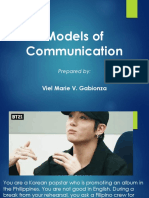 Models of Communication