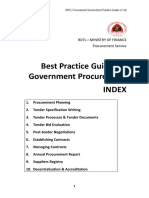 0 Procurement Best Practice Guideline Index En1