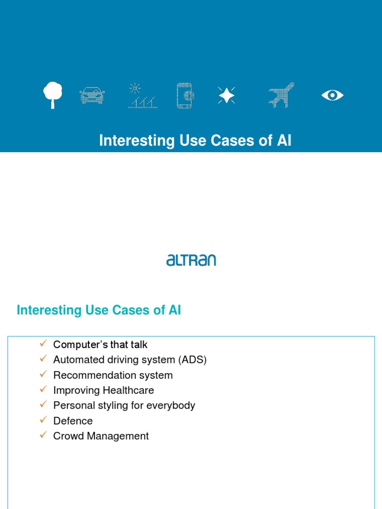 Top AI Use Cases Across Industries | PDF | Artificial Intelligence ...