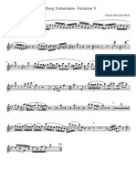 Goldberg Variationen - Variation V-Sassofono Soprano