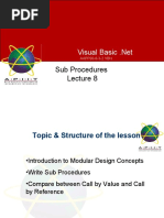 Lec 08 Subprocedures