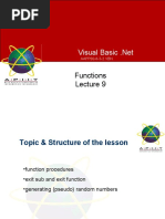 Lec 09 Functions