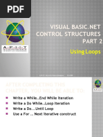 Control Structures: Using Loops