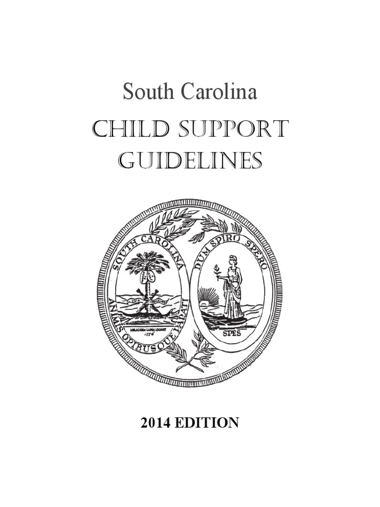 Child Support Guidelines South Carolina PDF Child Support Alimony
