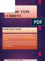 Faradic Type Current