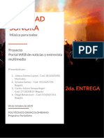 2da. Entrega Proyecto y Entrevista Multimedia PDF