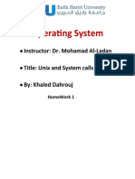 Operating System Commands 