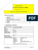 Risk Profile Dimethyl Sulphone