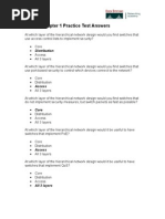 CCNA3 Chapter 1 Practice Test Answers: Distribution