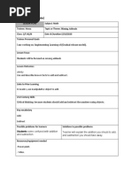 Lesson Plan (Template) : Missing Addends