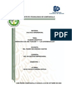 Cuadro Diferenciales y Derivada de Una Funcion