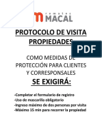 Protocolo de Visita Propiedades