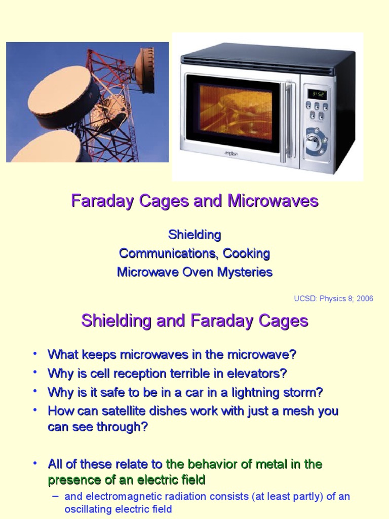 Faraday Cages and Microwaves Download Free PDF Microwave