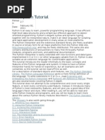 The Python Tutorial: Navigation