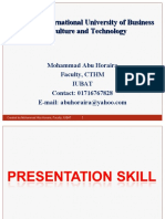 Presentation Skill by Horaira