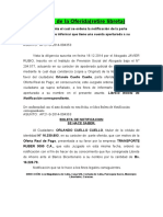 NOTIF DE LA PARTE OFERIDA (Varios) RETIRAR LIBRETA