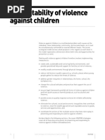 Preventability of Violence Against Children