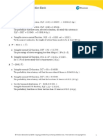 Chapter Review 7: P (185) 0.04059... 0.0406 (4 D.P.) P (180) 0.69146...