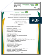 Lista 3 Série Semana 13 para Os Estudantes PDF