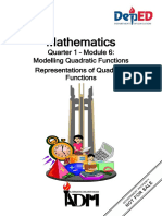 Quadratic Function - Grade 9 - Math