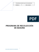 Programa de Recoleccion de Basura