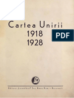 Petrescu, Cezar - Cartea Unirii 1918-1928